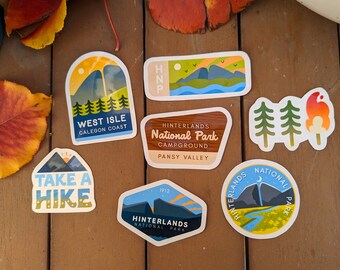 Hinterlands National Park Stickers