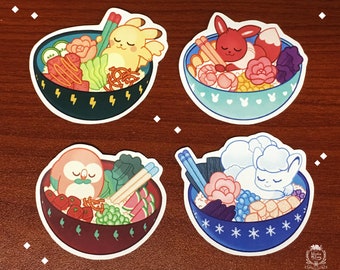 Poke Bowls Stickers