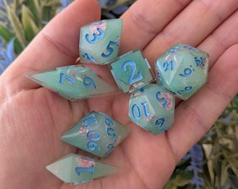 Butterfly Darling Handmade Dice Set