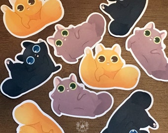 Cat Bath Sticker Set