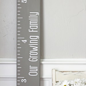 Growth Chart Ruler Add-OnOur Growing Family Decal For the Side image 2