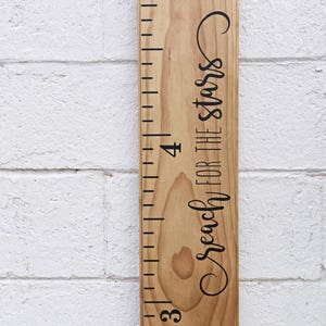 Growth Chart Ruler Add-On Reach for the Stars For the Side image 1