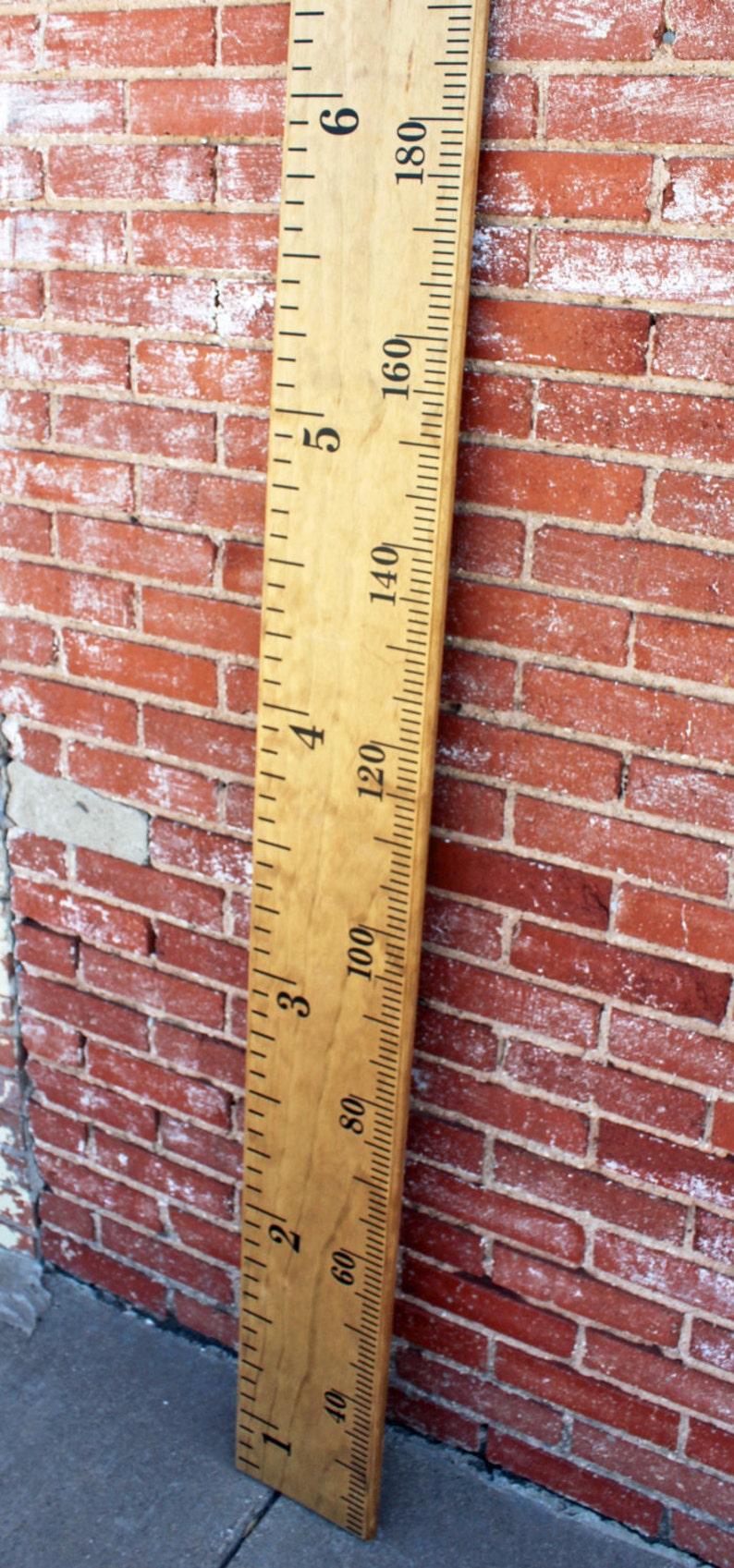 diy growth chart ruler vinyl decal kit englishimperial
