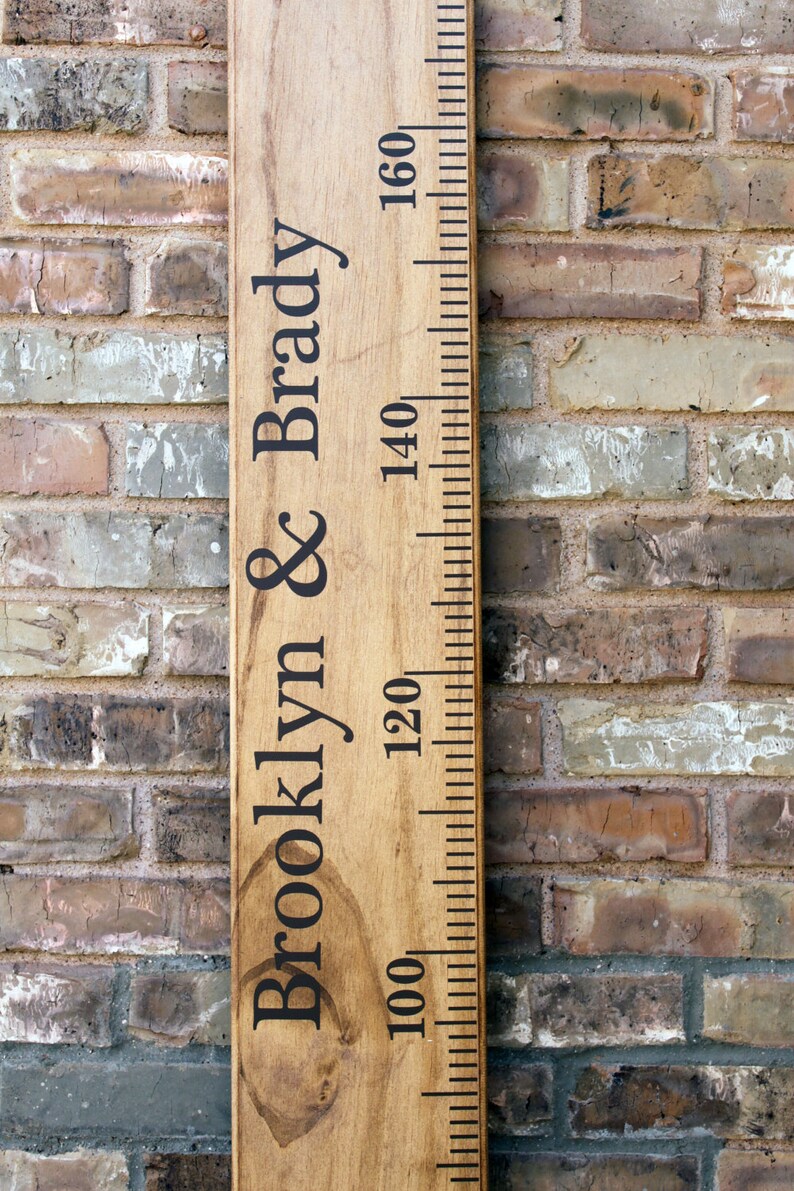 METRIC DIY Growth Chart Ruler Vinyl Decal Kit Traditional - Etsy