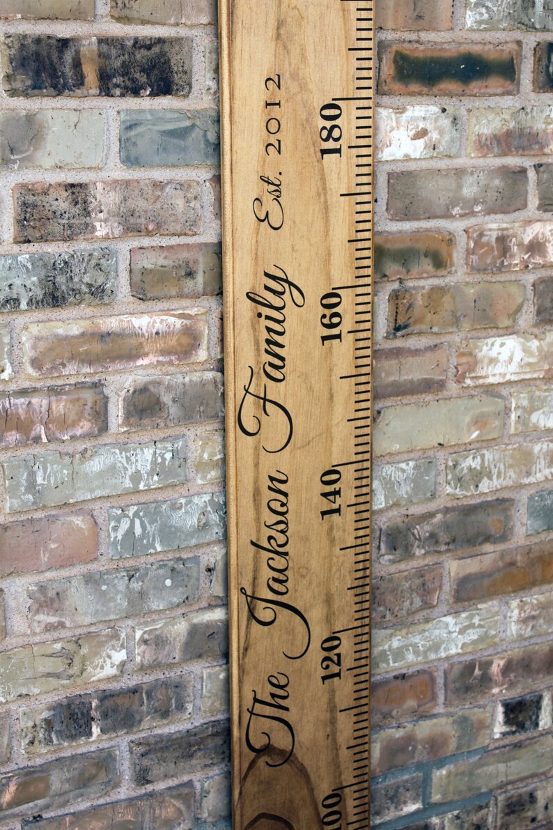 METRIC DIY Growth Chart Ruler Vinyl Decal Kit Traditional - Etsy