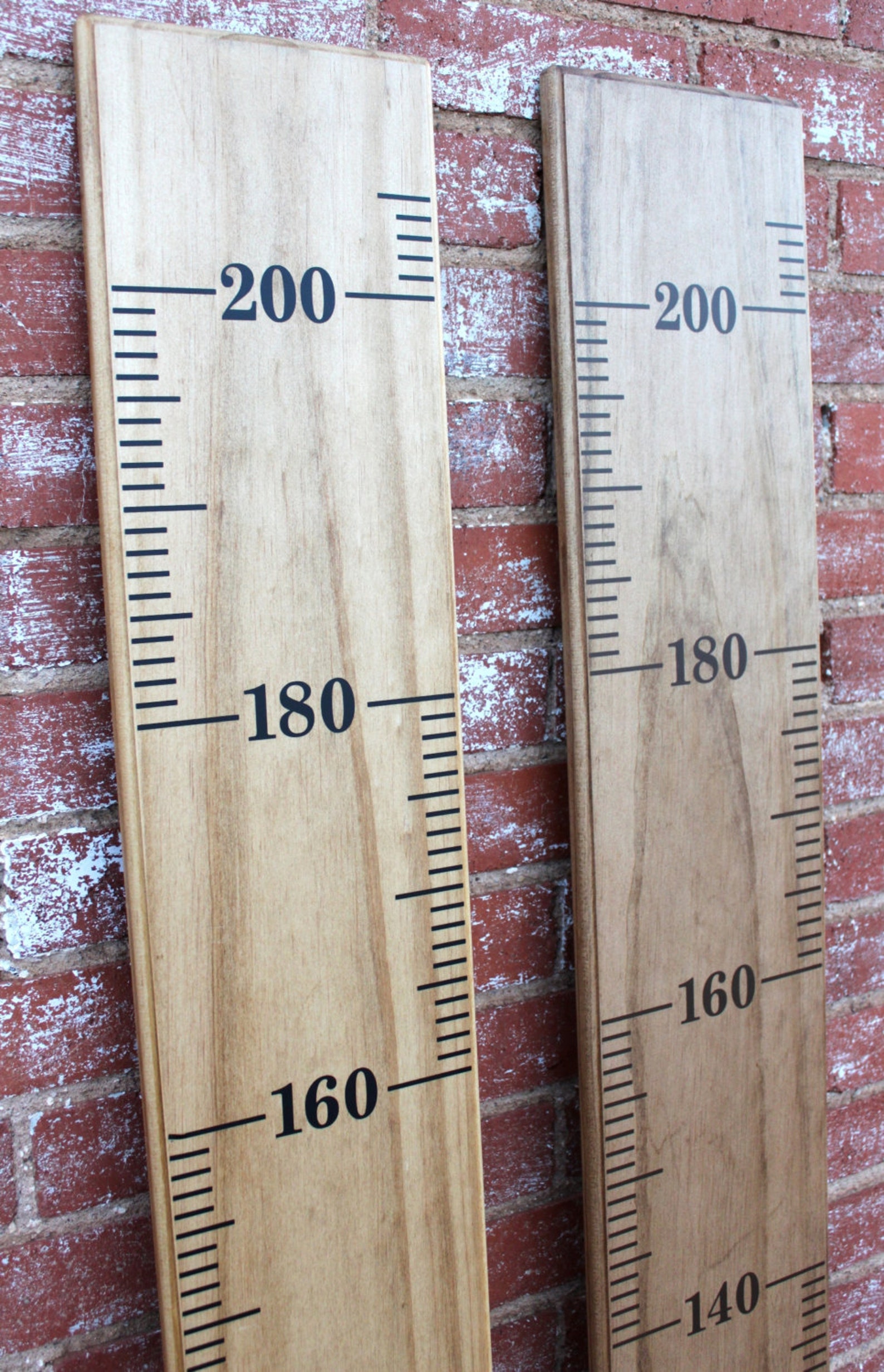 metric diy growth chart ruler vinyl decal kit alternating