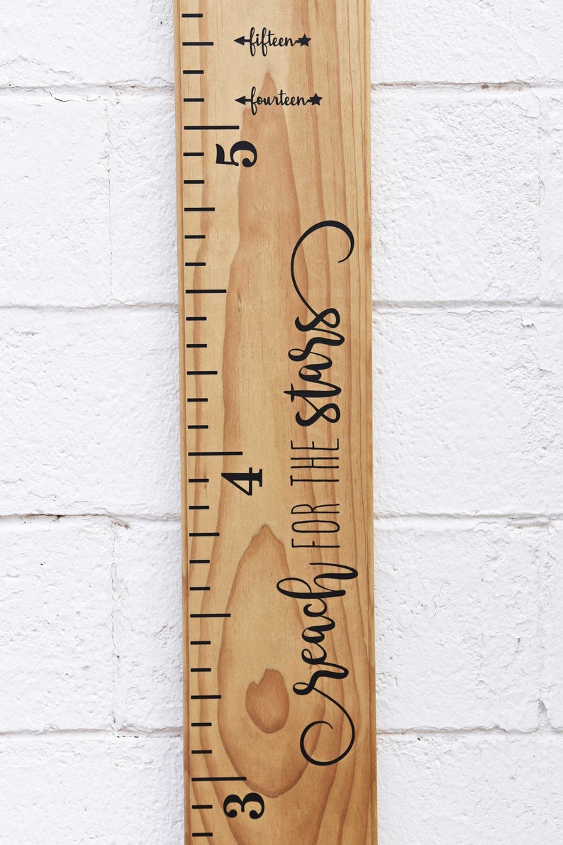 Growth Chart Ruler Add-On Reach for the Stars For the Side image 6