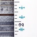Height Marker for Growth Chart Ruler - Vinyl Decal Arrow with Feather - Measuring Mark