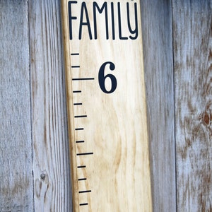 Growth Chart Ruler Add-OnOur Growing Family Decal Modern Style Top Header image 2