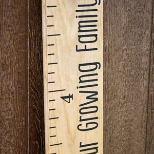 Growth Chart Ruler Add-OnOur Growing Family Decal For the Side image 3