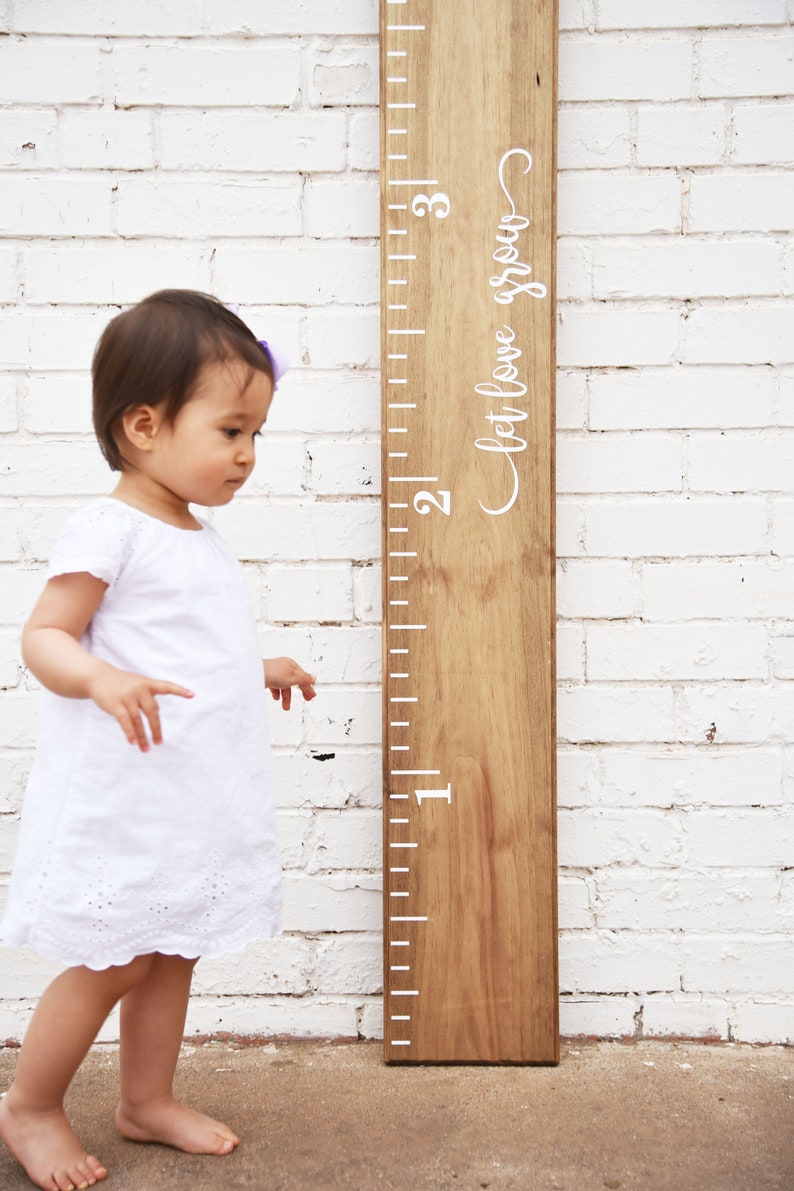 Growth Chart Ruler Add-On Let Love Grow For the Side 画像 4