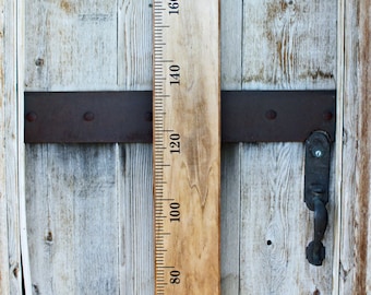 Kit de calcomanías de vinilo METRIC DIY Growth Chart Ruler - Estilo tradicional a la IZQUIERDA