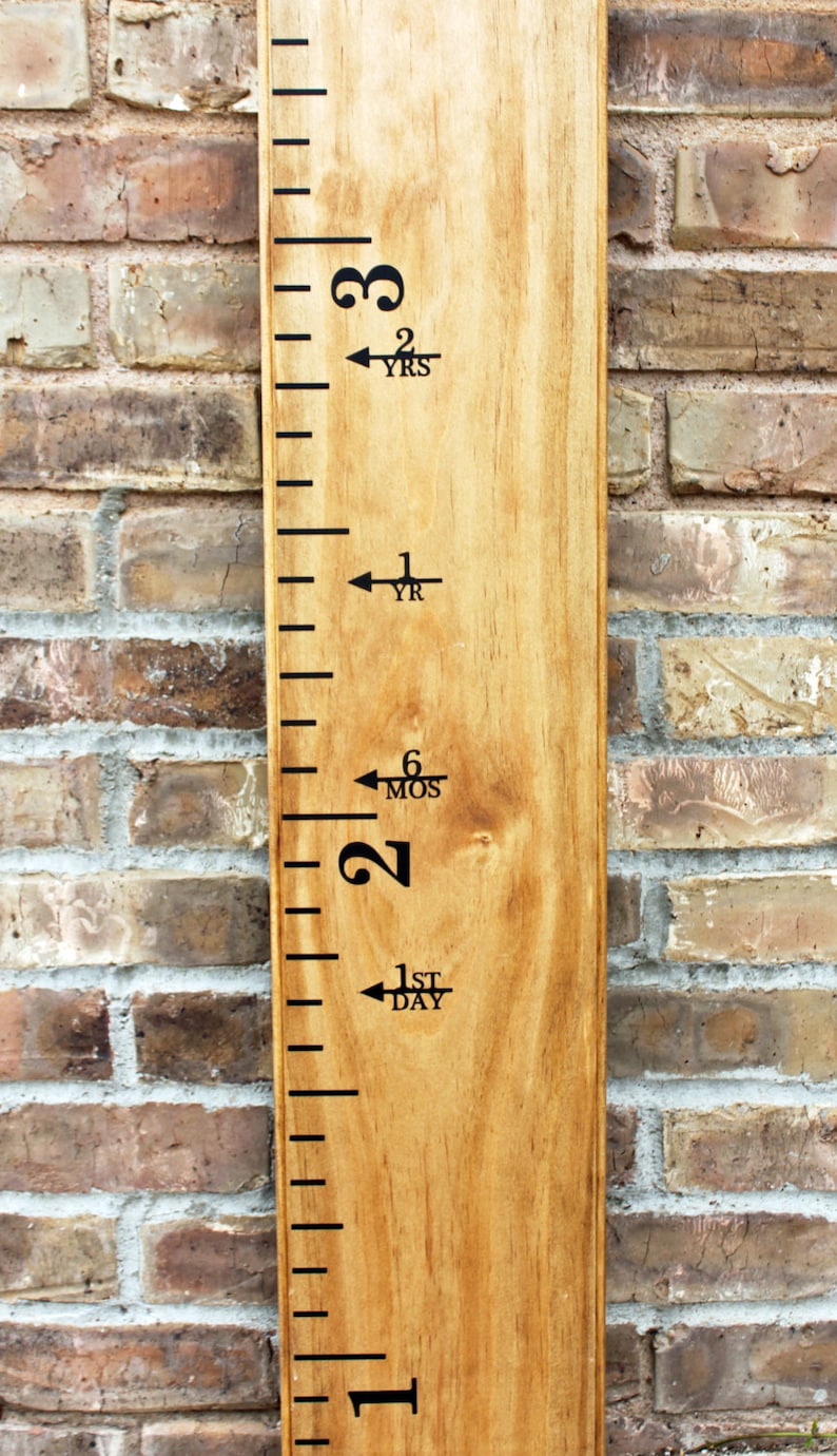 Height Marker for Growth Chart Ruler Vinyl Decal Arrow With - Etsy
