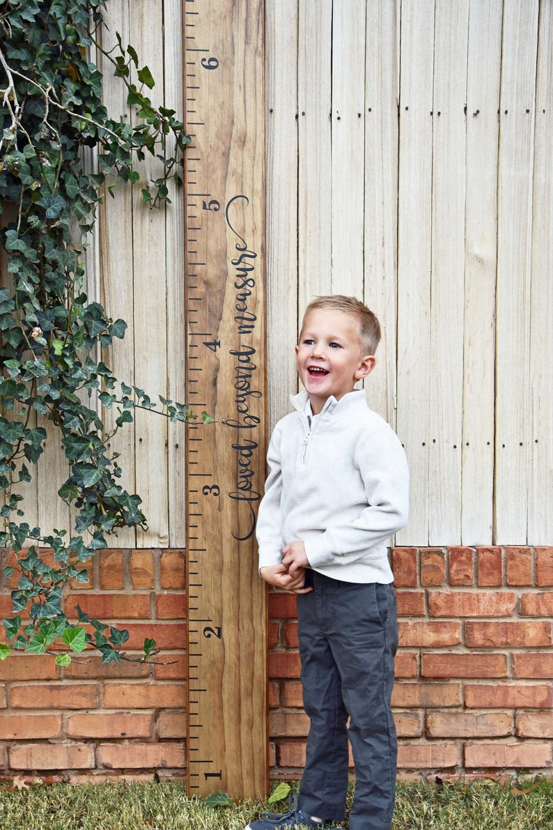 Growth Chart Ruler Add-On For the Side Loved Beyond Measure image 2
