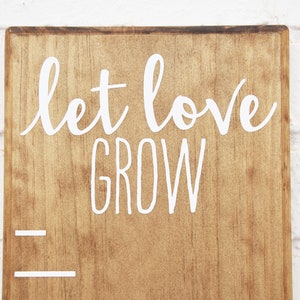 Growth Chart Ruler Add-OnLet Love Grow Vinyl Decal Top Header image 4