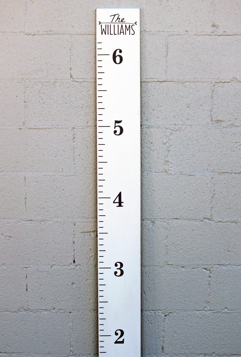 DIY Growth Chart Ruler Vinyl Decal Kit Traditional style Large s image 7