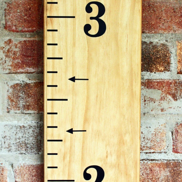 Height Marker for Growth Chart Ruler - Vinyl Decal Arrow - Measuring Mark