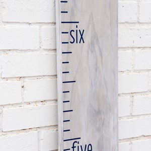 DIY Growth Chart Ruler Vinyl Decal Kit Traditional style Print Text s image 3