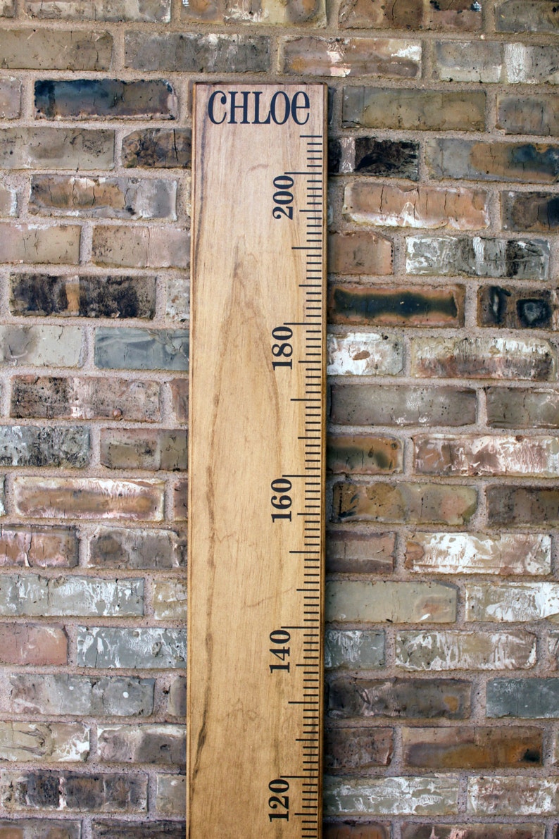 METRIC DIY Growth Chart Ruler Vinyl Decal Kit Traditional - Etsy