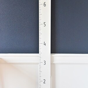 DIY Growth Chart Ruler Add-On Custom Personalized Decal Top Header Home State image 2