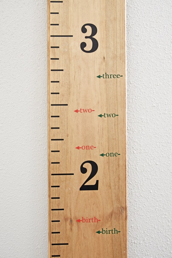 Height Marker for Growth Chart Ruler Vinyl Decal Arrow Mini Etsy