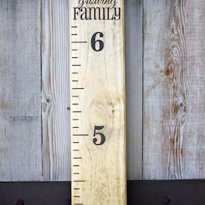 DIY Growth Chart Ruler Vinyl Decal Kit Traditional style Large s image 2