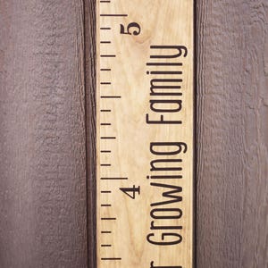 DIY Growth Chart Ruler Vinyl Decal Kit Traditional style Small s image 8