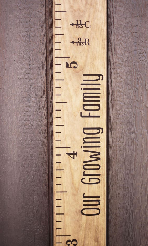 Vinyl Growth Chart Ruler Decal Kit