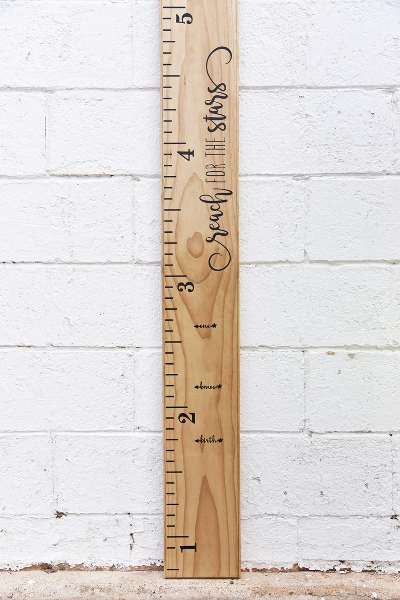 Growth Chart Ruler Add-On Reach for the Stars For the Side image 4