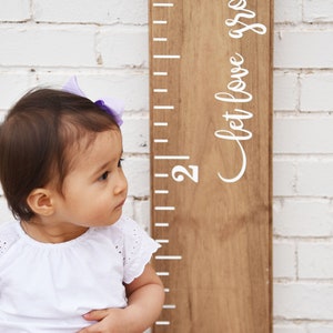 Growth Chart Ruler Add-On Let Love Grow For the Side 画像 5