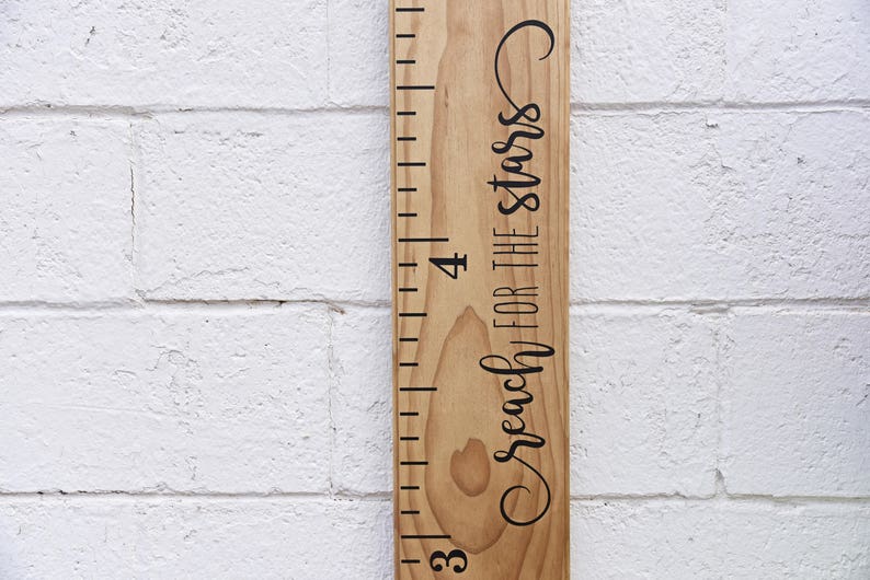 Growth Chart Ruler Add-On Reach for the Stars For the Side image 1