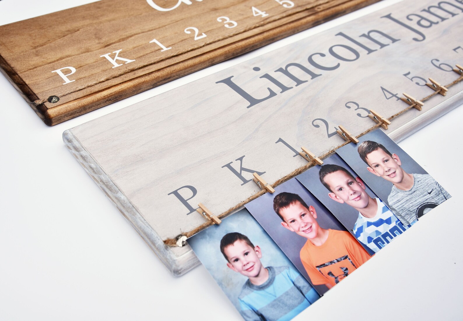 Custom Wooden School Photo Display Board Home Wall Decor Etsy