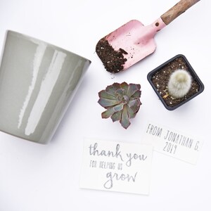 DIY Flower Pot Decal / Thank You For Helping Me Grow / Teacher Appreciation / End of School Year Gift image 3