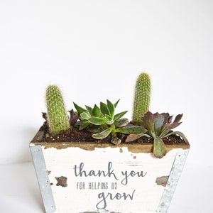 DIY Flower Pot Decal / Thank You For Helping Me Grow / Teacher Appreciation / End of School Year Gift image 6