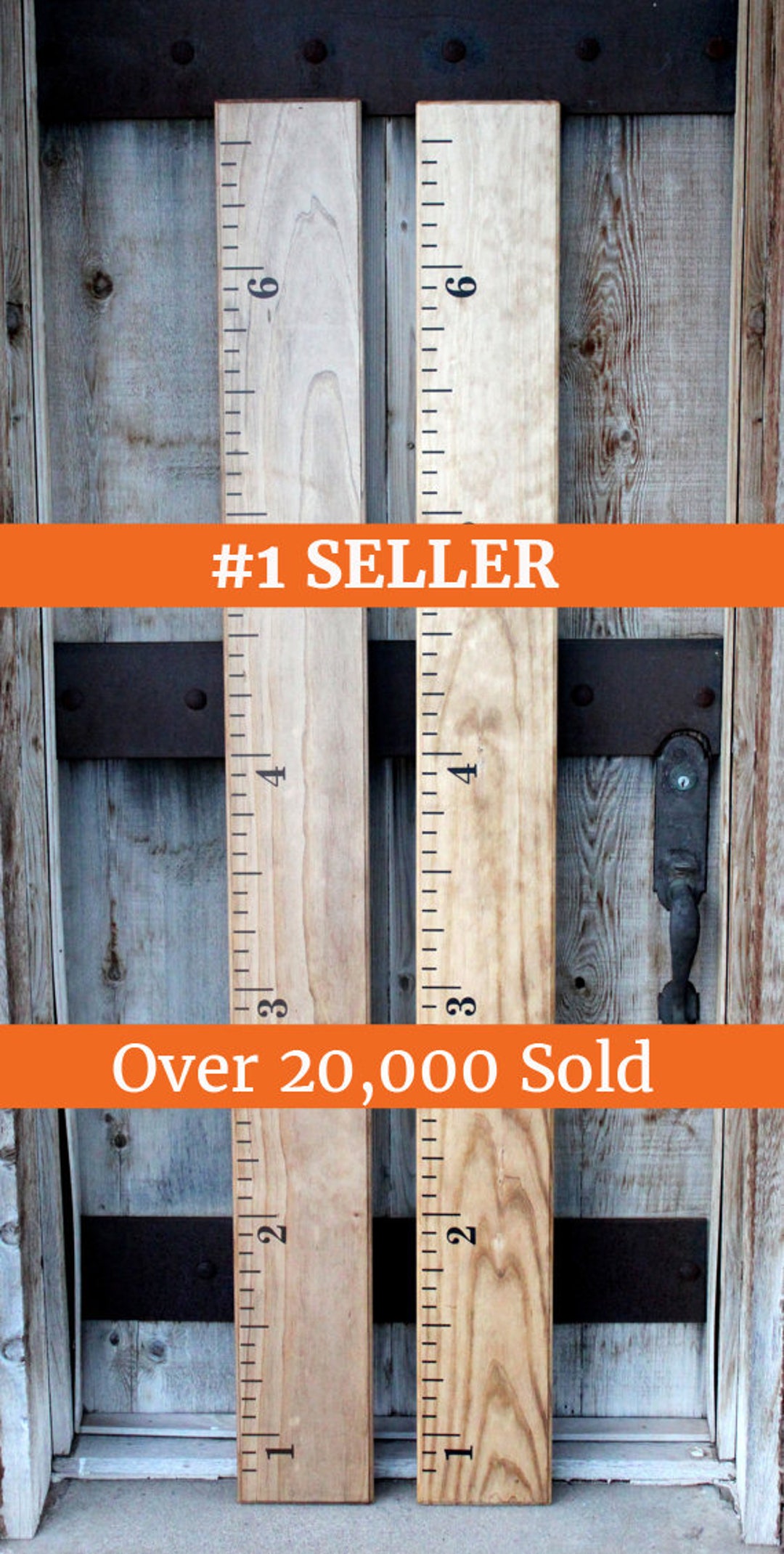 DIY Growth Chart Ruler Vinyl Decal Kit Traditional Style Small s Etsy