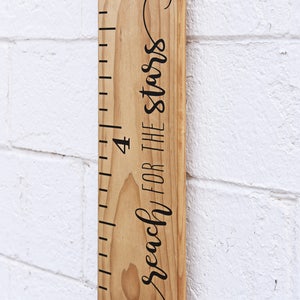 Growth Chart Ruler Add-On Reach for the Stars For the Side image 2