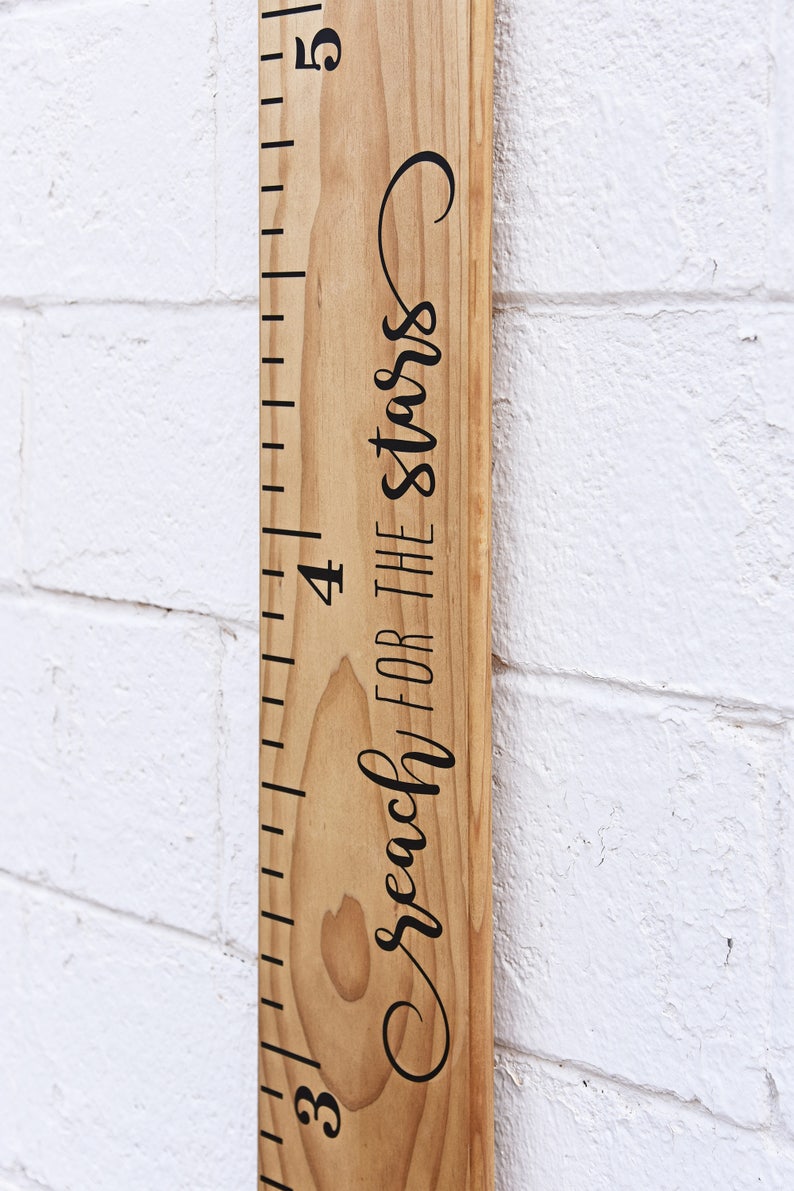 Growth Chart Ruler Add-On Reach for the Stars For the Side image 2