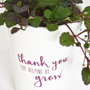 DIY Flower Pot Decal / Thank You For Helping Me Grow / Teacher Appreciation / End of School Year Gift image 9