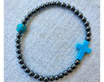 UNISEX, multi-wear, cross bracelet