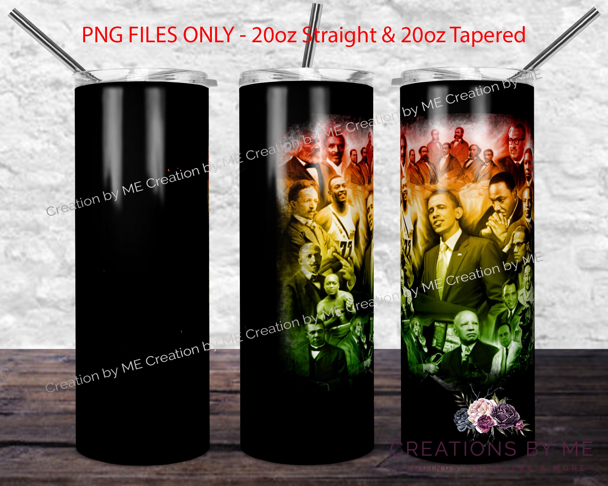 Historical Black Men Sublimation Digital Download PNG Obama - Etsy