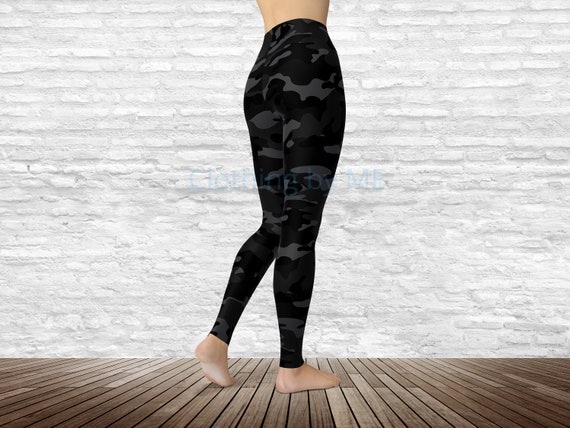 Camo Leggings Black and Multiple Colors Available Camouflage Leggings 