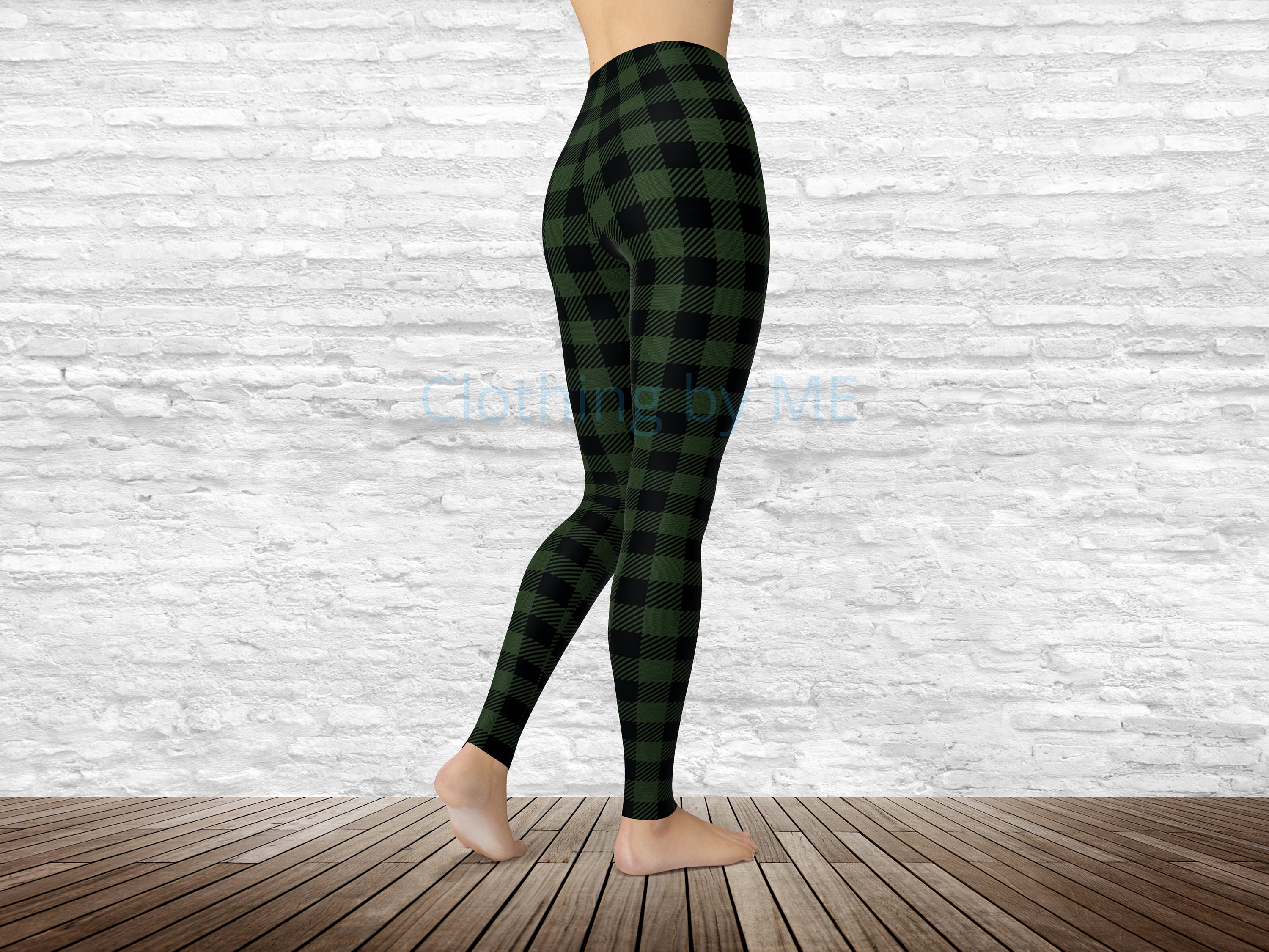 Benton Plaid Tartan Tights - Green 5055419607680 - PRODUCTS