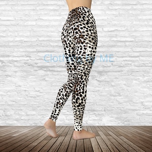 yoga pants leopard print