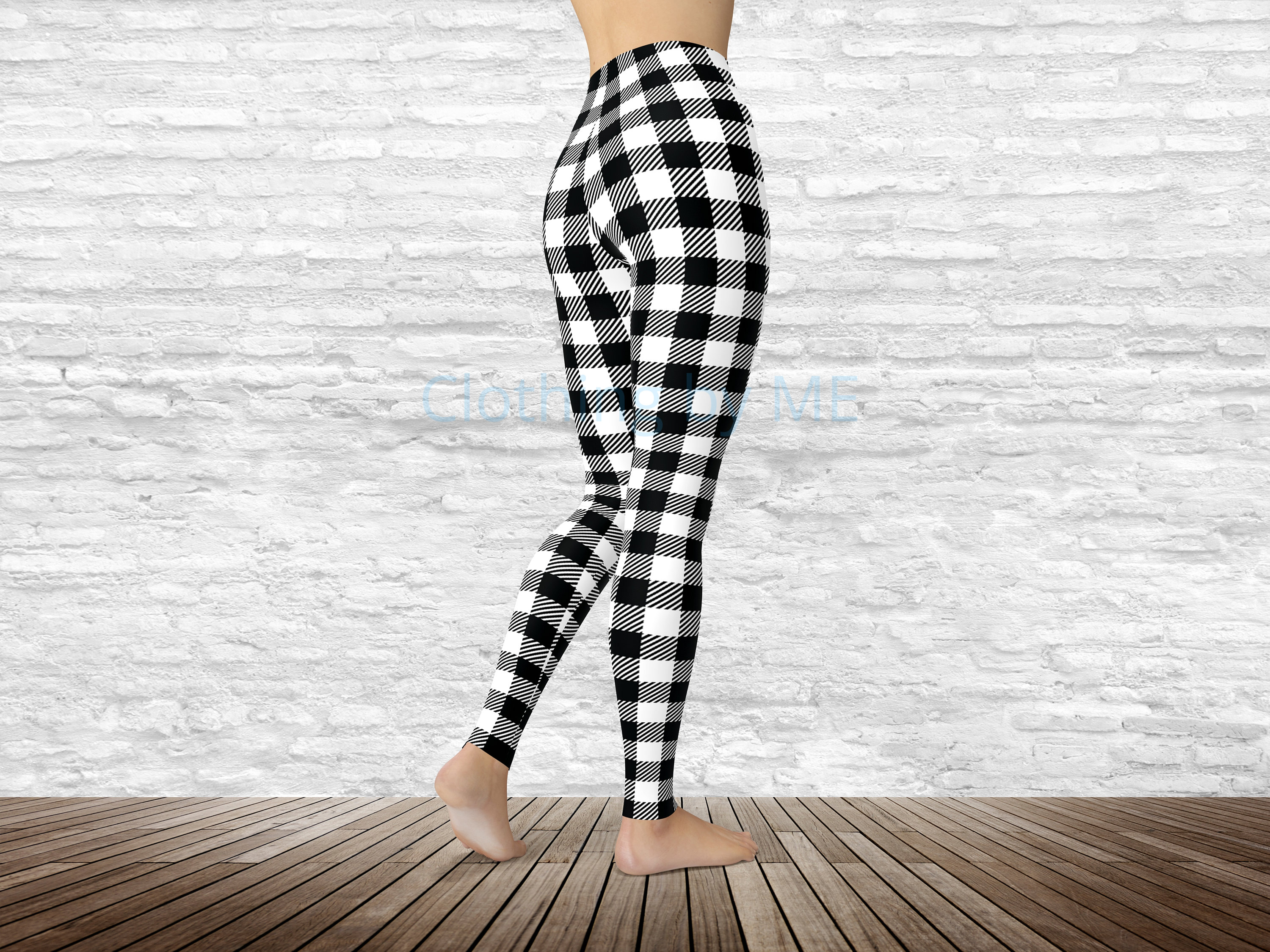 Red Buffalo Plaid Leggings, Leggings,girl Leggings,boy Leggings