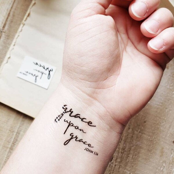 Christian Temporary Tattoo - Etsy