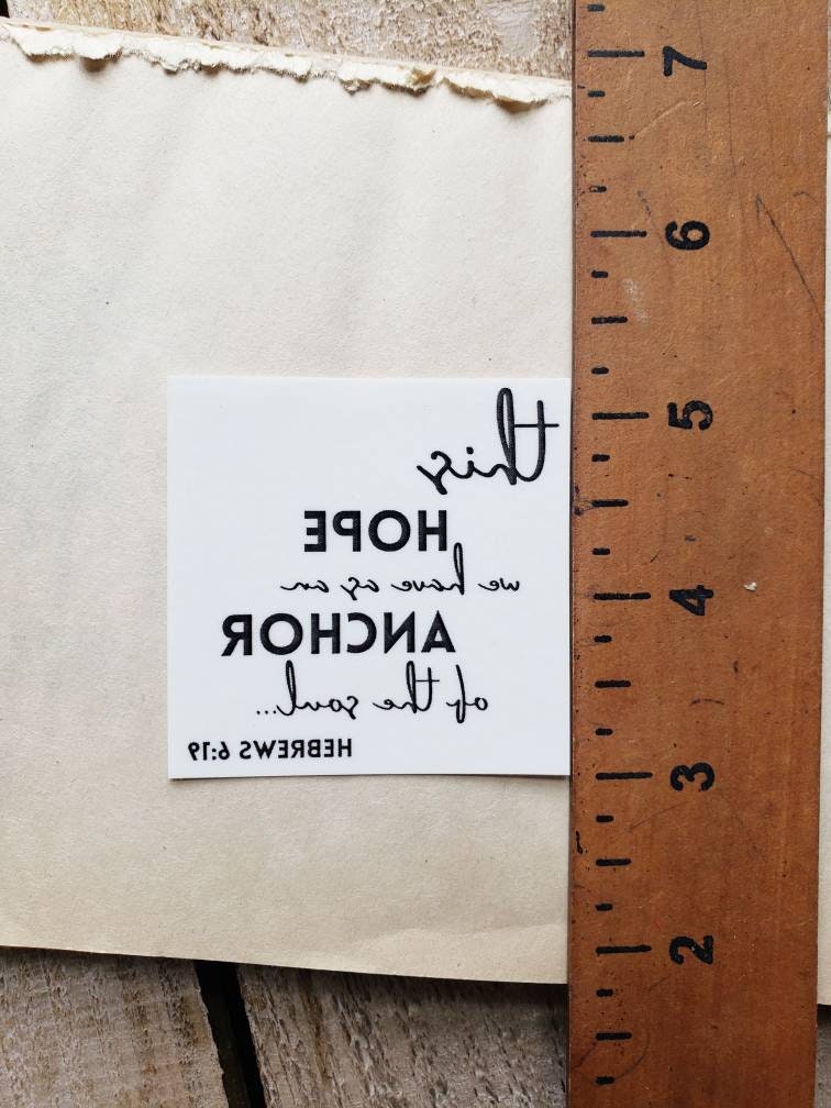 Bible verse temporary tattoo scripture tattoo Christian Etsy