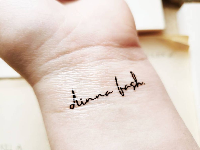 Dinna Fash Temporary Tattoo Book Quote Tattoo Book Lover Etsy