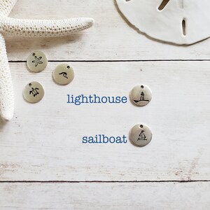 Custom Ocean Keychain With Sea Turtle, Starfish or Whale Charm - Sea ...