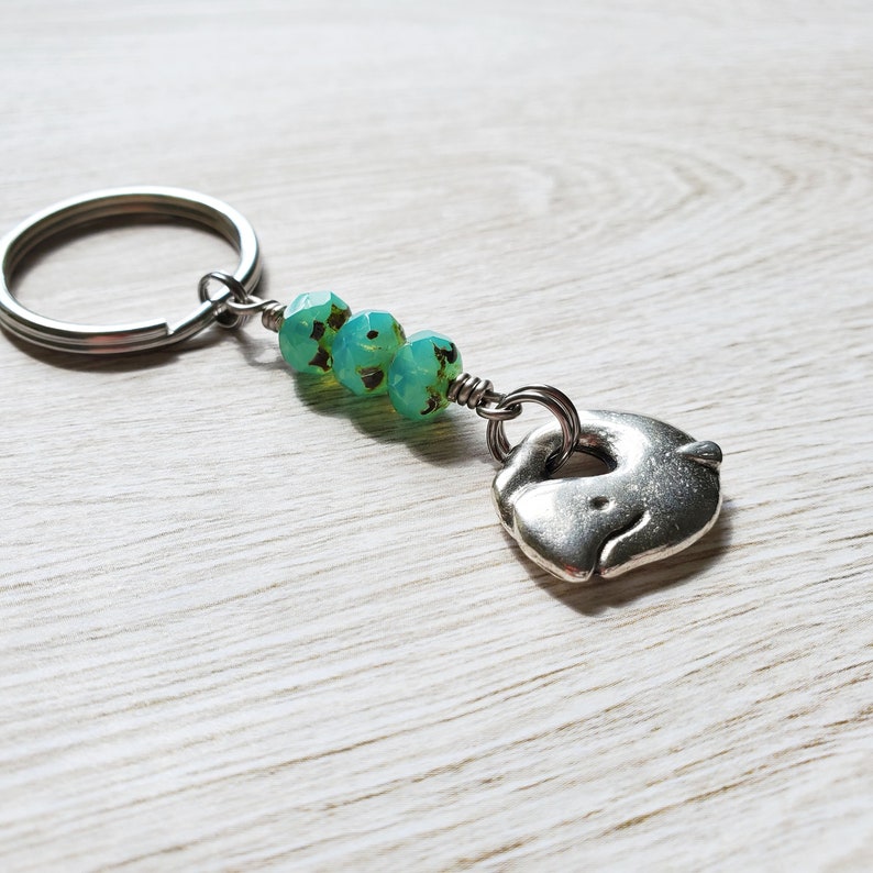 whale key chain