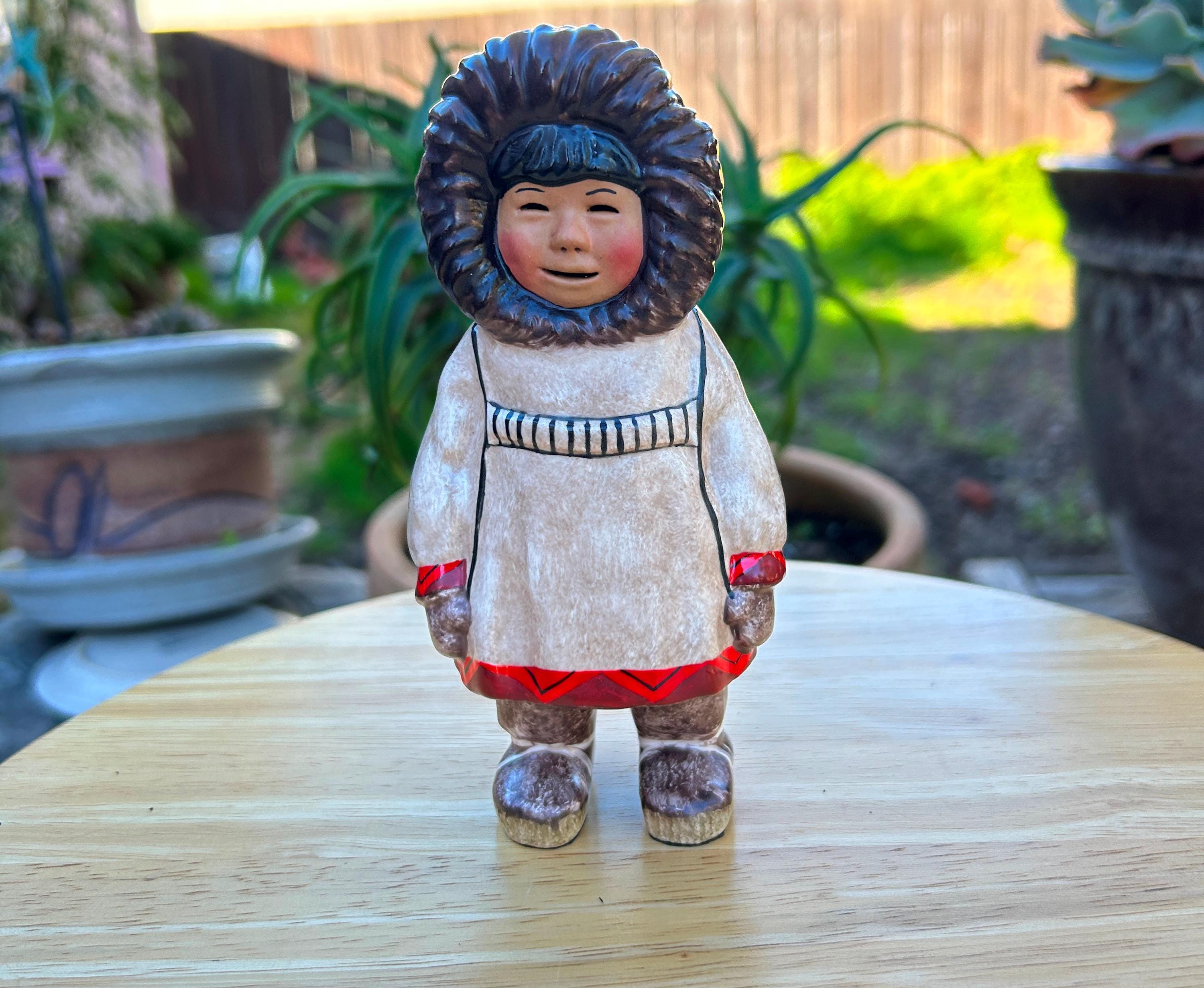 C Alan Johnson Eskimo Figurines - Etsy